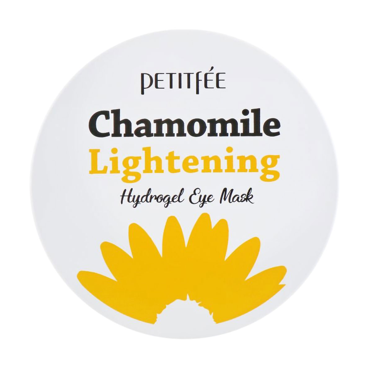 Гідрогелеві освітлювальні патчі для шкіри навколо очей Petitfee &amp; Koelf Chamomile Lightening Hydrogel Eye Mask з екстрактом ромашки, 60 шт