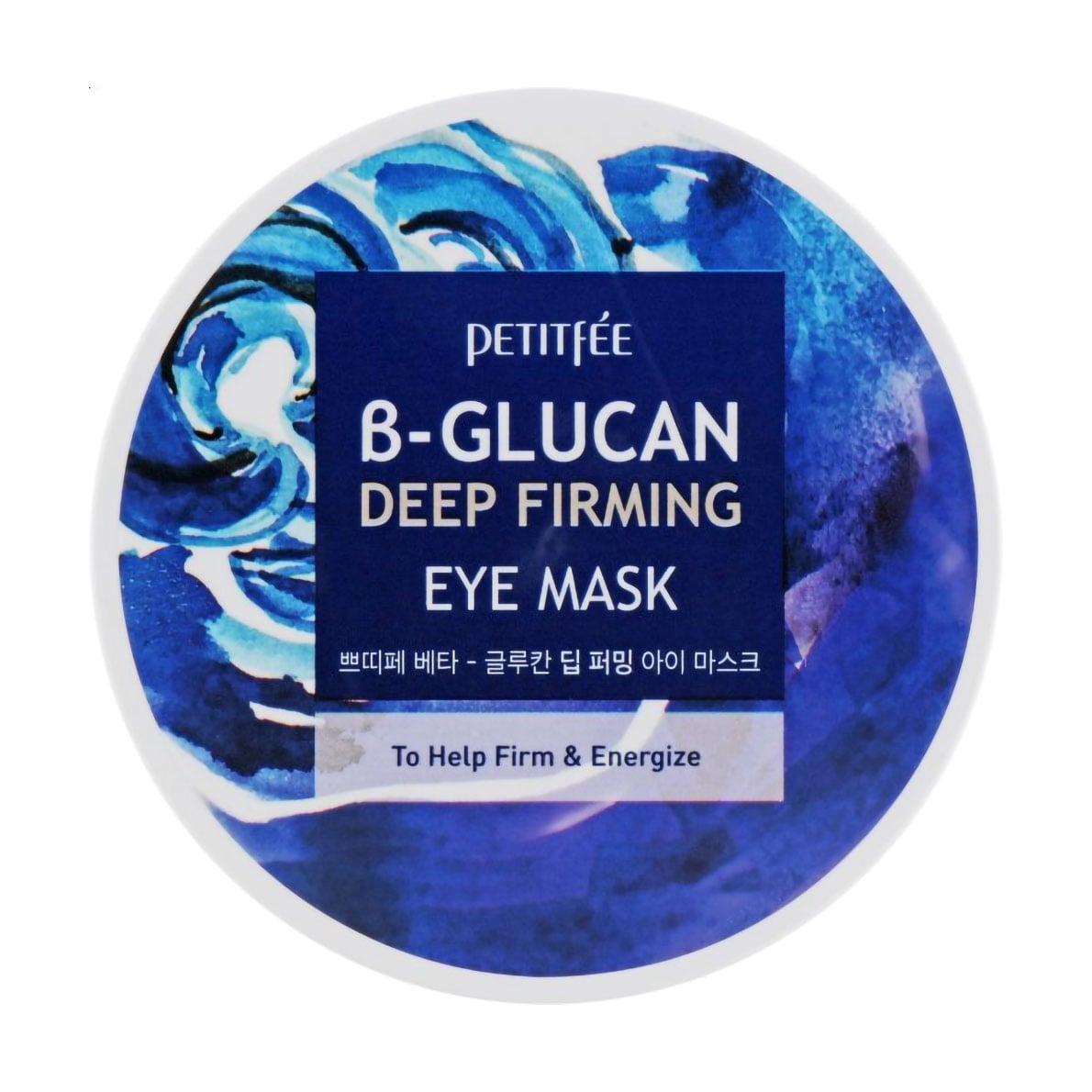 Зміцнювальні патчі для шкіри навколо очей Petitfee &amp; Koelf B-Glucan Deep Firming Eye Mask з бета-глюканом, 60 шт
